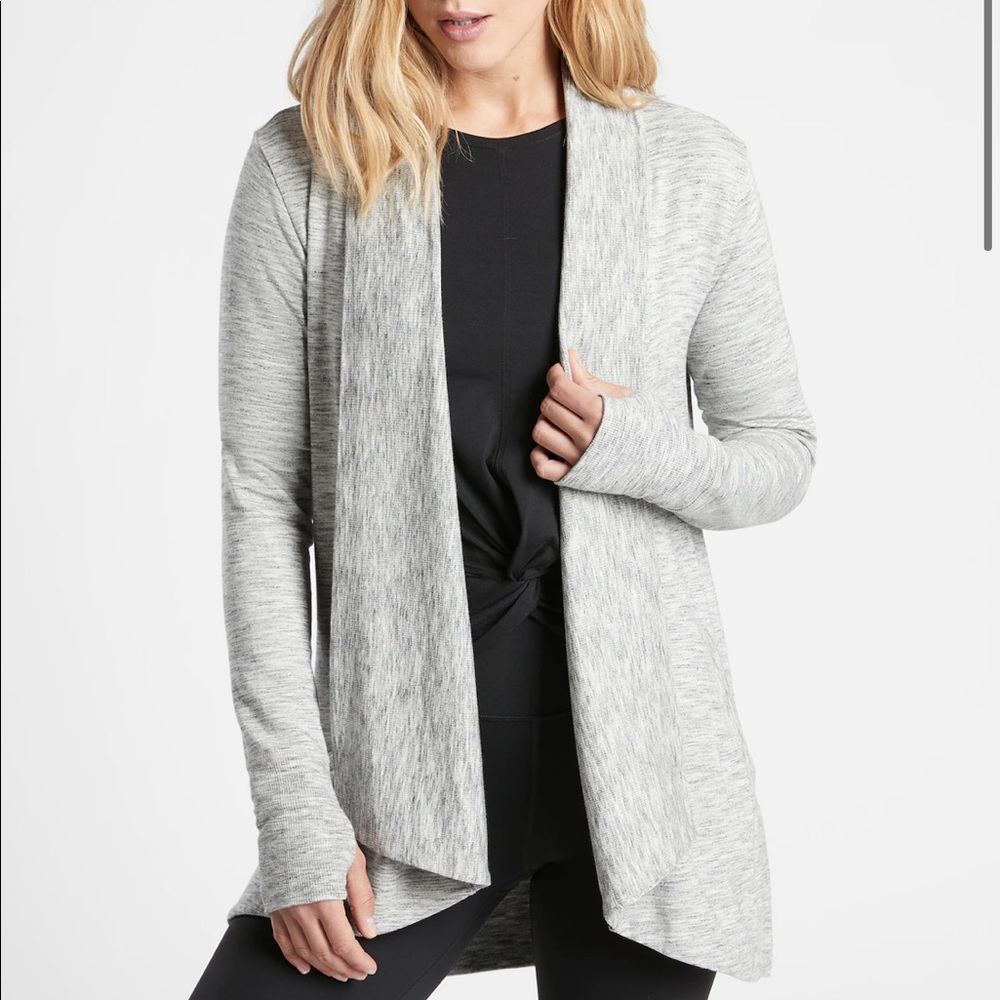 Athleta | Pranayama Marl Grey Heather Wrap Medium